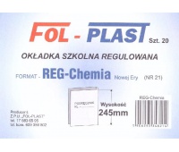 OKŁADKA SZKOLNA REGUL.CHEMIA NR 21 245MM /20/, Podkategoria, Kategoria