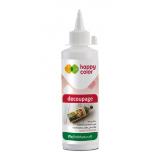 KLEJ DO DECOUPAGE BUTELKA 250GR.HAPPY COLOR, Podkategoria, Kategoria
