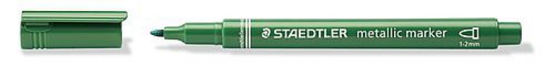 MARKER METALICZNY K.OKR. 1-2mm M ZIELONY, Podkategoria, Kategoria
