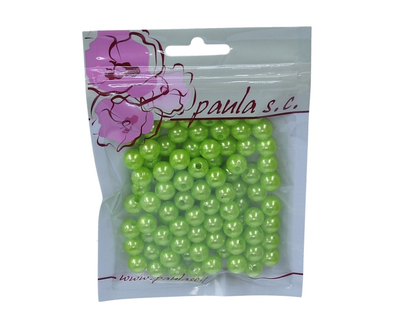 Korale 10mm ziel-oliwkowe perłowe, Podkategoria, Kategoria