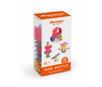 KLOCKI WAFLE MINI 70SZT KONSTRUKTOR (DZIEWCZYNKA), Klocki, Zabawki