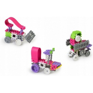 KLOCKI WAFLE MINI 140SZT KONSTRUKTOR (DZIEWCZYNKA), Klocki, Zabawki