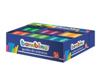 GUMKI DO ŚCIERANIA BAMBINO DISP.36szt, Podkategoria, Kategoria