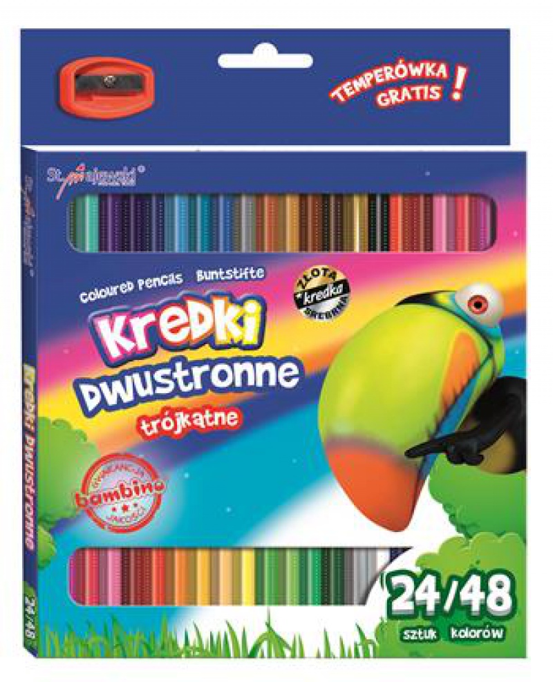 KREDKI 24/48 kol. 18 cm PUD. + TEMP. STANDARD, Podkategoria, Kategoria