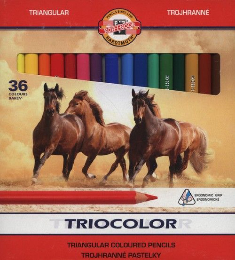 KREDKI TRIOCOLOR 36 KOL.3145, Podkategoria, Kategoria