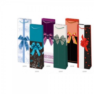 TORBA OZDOBNA BUTELKOWA T12 12X40X9CM, Podkategoria, Kategoria