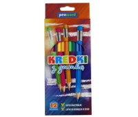 KREDKI OŁÓWKOWE 2555-12-G HEX 12KOL. Z GUMKĄ, Podkategoria, Kategoria