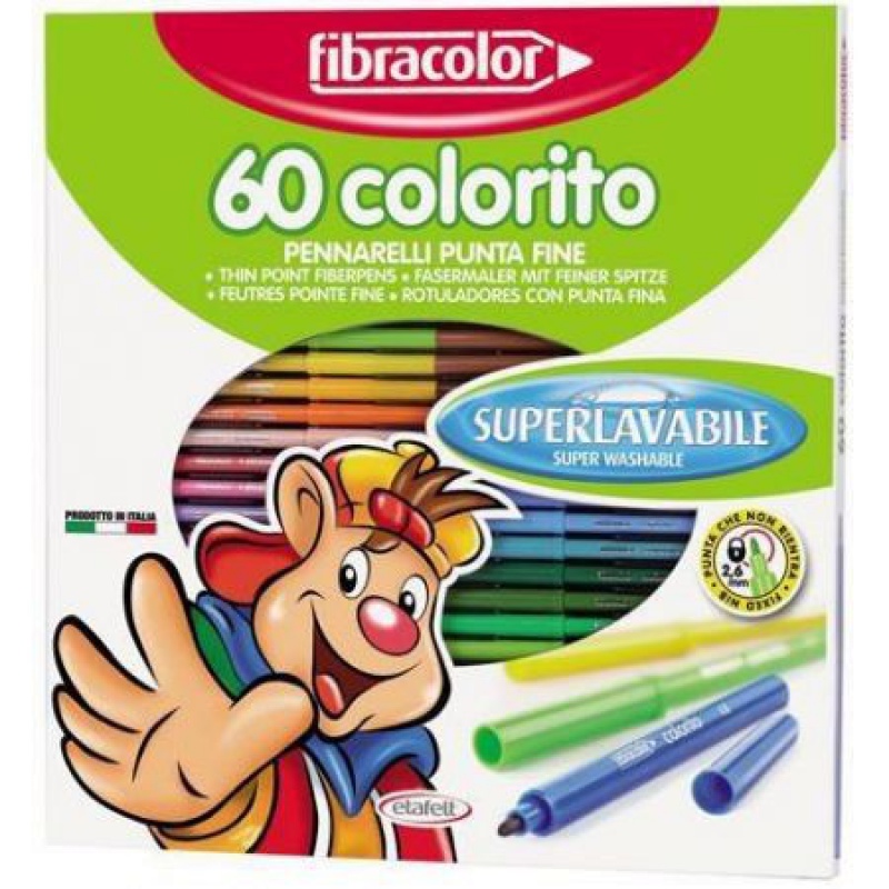 Pisaki Colorito x 60 w pud., Flamastry, Artykuły szkolne