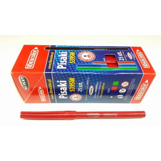 Pisaki Fibra 539 Colorito czerwone 25 szt., Flamastry, Artykuły szkolne