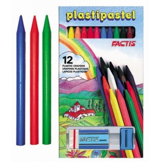 Kredki szkolne 1114 FACTIS x12upom., Plastyka, Artykuły szkolne