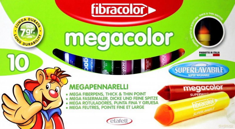 Mazaki MEGACOLOR x10 (950), Flamastry, Artykuły szkolne