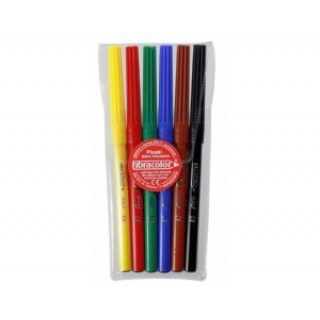 Pisaki 539 Fibra Colorito x 6 w etui, Flamastry, Artykuły szkolne