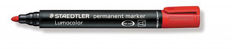 MARKER LUMOCOLOR PERMANENTNY OKRĄGŁY CZERWONY, Podkategoria, Kategoria