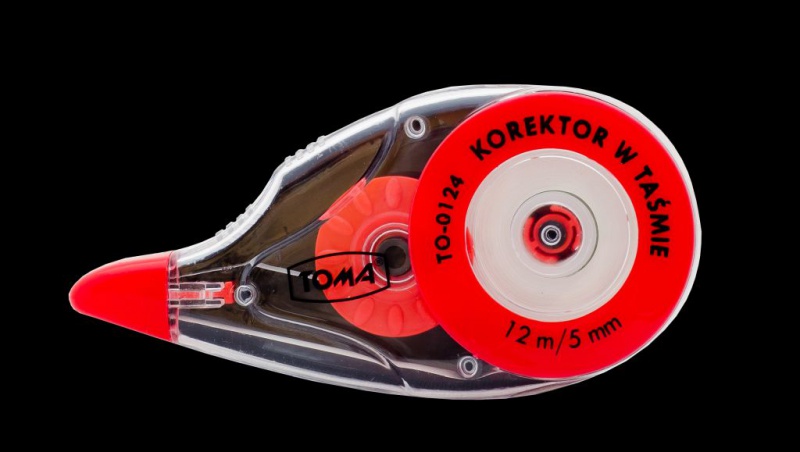 KOREKTOR W TAŚMIE TOMA 12M/5MM 0124, Korektory, Artykuły do pisania i korygowania