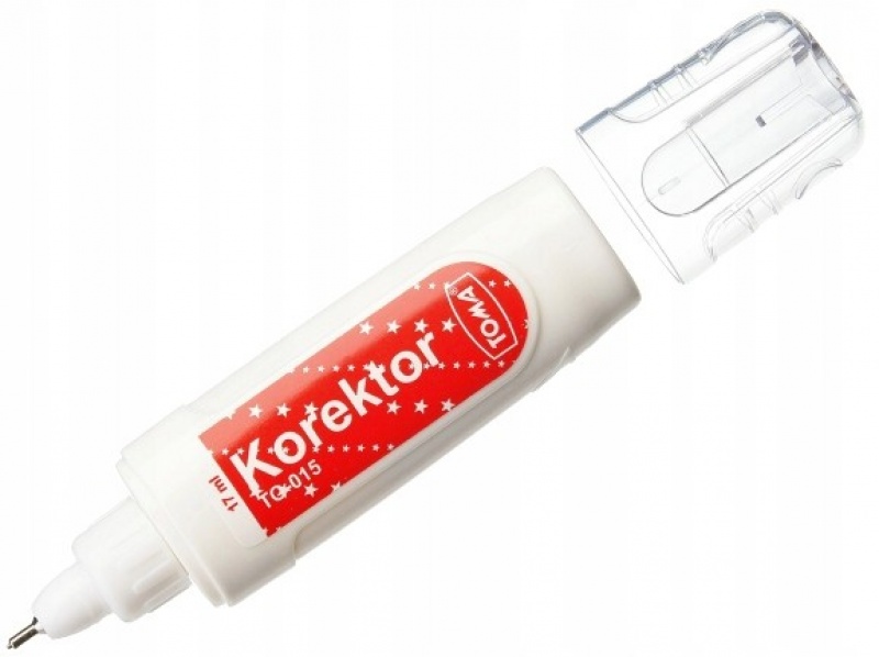 KOREKTOR W PISAKU 17ML, Korektory, Art. do pisania i korygowania