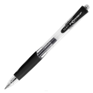 DŁUGOPIS ŻEL AUTOMAT. MASTERSHIP 077 CZARNY, Długopisy żelowe, Art. do pisania i korygowania