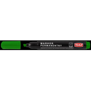 MARKER PERMANENTNY 201 ŚCIĘTY ZIELONY, Markery, Artykuły do pisania i korygowania