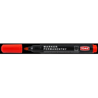 MARKER PERMANENTNY 202 CZERWONY 2,5MM, Markery, Artykuły do pisania i korygowania
