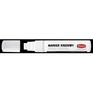 MARKER KREDOWY 15x8mm BIAŁY, Markery, Artykuły do pisania i korygowania