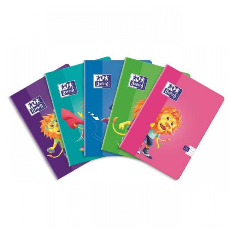 ZESZYT A5 16K LIN PODW KOL OXFORD LION 10szt., Podkategoria, Kategoria