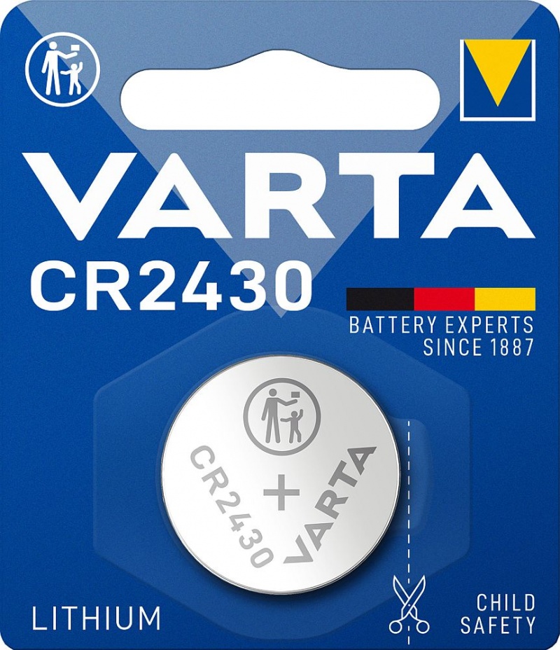 Baterie specjalistyczne VARTA CR2430 Bli1, Baterie, akumulatory i ładowarki, Urządzenia biurowe