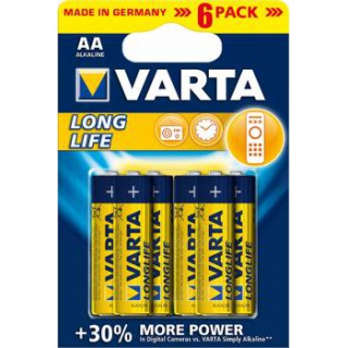 BATERIE ALKAL. LR06 LONGLIFE EXTRA VARTA /6/, Podkategoria, Kategoria