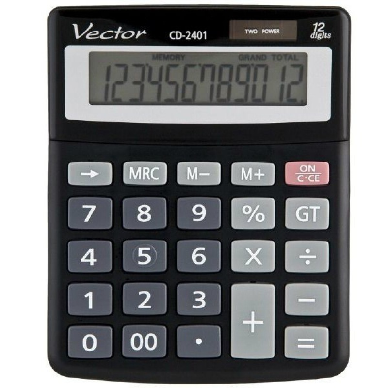KALKULATOR VECTOR BIUROWY CD-2401 12-POZ., Podkategoria, Kategoria