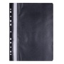 Skoroszyt OFFICE PRODUCTS, PP, A4, miękki, 100/170mikr., wpinany, czarny