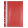 Skoroszyt OFFICE PRODUCTS, PP, A4, miękki, 100/170mikr., wpinany, czerwony