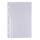 Skoroszyt OFFICE PRODUCTS, PP, A4, miękki, 100/170mikr., wpinany, biały