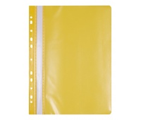 Report File OFFICE PRODUCTS, PP, A4, soft, 100/170 micron, perforated, yellow