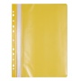 Skoroszyt OFFICE PRODUCTS, PP, A4, miękki, 100/170mikr., wpinany, żółty