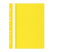 Report File OFFICE PRODUCTS, PP, A4, soft, 100/170 micron, perforated, yellow