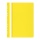 Skoroszyt OFFICE PRODUCTS,  PP,  A4,  miękki,  100/170mikr.,  wpinany,  żółty