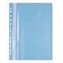 Skoroszyt OFFICE PRODUCTS, PP, A4, miękki, 100/170mikr., wpinany, jasnoniebieski