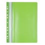 Skoroszyt OFFICE PRODUCTS, PP, A4, miękki, 100/170mikr., wpinany, jasnozielony