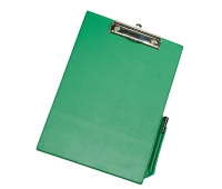 Clipboard Q-CONNECT Board, with a clip, PVC, A4, green