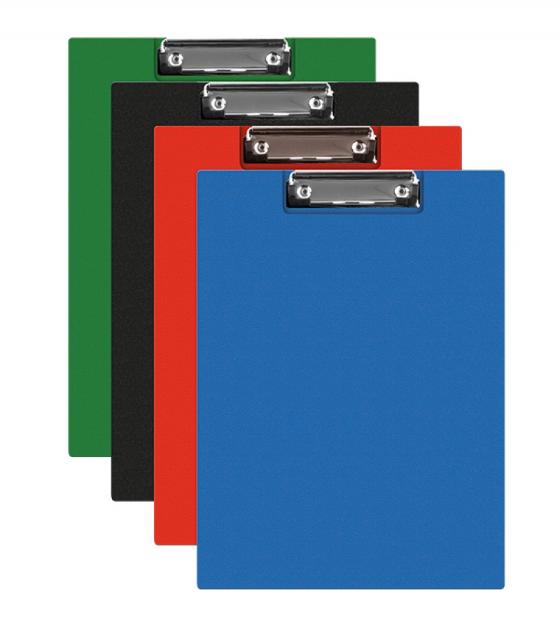 Clipboard Q-CONNECT File, PVC, A4, assorted colours