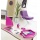 Szufladka na biurko CEPPro Gloss,  polistyren,  różowa