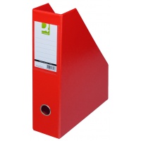 Pojemnik na dokumenty PVC A4/76 czerwony, Pojemniki na katalogi, Archiwizacja dokumentów