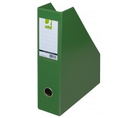 Magazine File Rack Q-CONNECT, PVC, A4/76, green