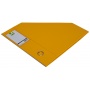 Pojemnik na dokumenty PVC A4/76 żółty, Pojemniki na katalogi, Archiwizacja dokumentów