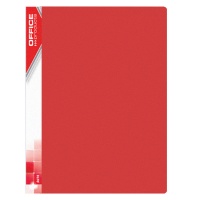 Display Book OFFICE PRODUCTS, PP, A4, 620 micron, 20 pockets, red