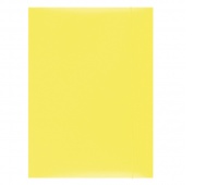 Teczka z gumką OFFICE PRODUCTS, karton, A4, 300gsm, 3-skrz., żółta, Teczki płaskie, Archiwizacja dokumentów