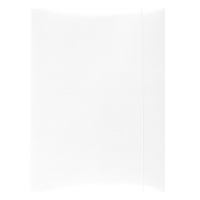 Elasticated File OFFICE PRODUCTS, cardboard, A4, 300gsm, 3 flaps, white