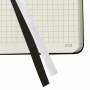 Notatnik Conceptum® okładka w prążki A4 gładki czarny, Notatniki, Zeszyty i bloki
