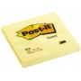 Bloczek samop. POST-IT® (654) 76x76mm 1x100 kart. żółty, Bloczki samoprzylepne, Papier i etykiety