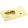 Bloczek samop. POST-IT® (655) 127x76mm 1x100 kart. żółty, Bloczki samoprzylepne, Papier i etykiety