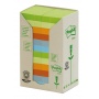 Bloczek samop. ekologiczny POST-IT® (653-1RPT) 38x51mm 24x100 kart. pastelowy, Bloczki samoprzylepne, Papier i etykiety