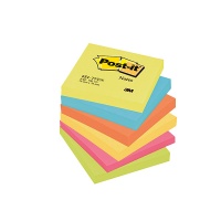 Self-adhesive Pad POST-IT® (654-TFEN) 76x76mm 6x100 sheets energetic palette